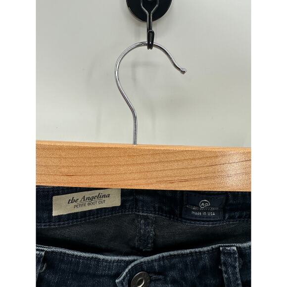 Adriano Goldschmied AG Dark Wash The Angelina Petite Boot Cut Denim Jeans 29R - Picture 7 of 9